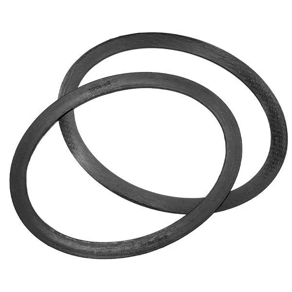Manway Gasket, Series 180, Black Rubber, 11 in x 14 in x 1-3/8 in, Elliptical, PK 2, Topog-E, Mfr#: T180-11X14X1-3/8E-PK2